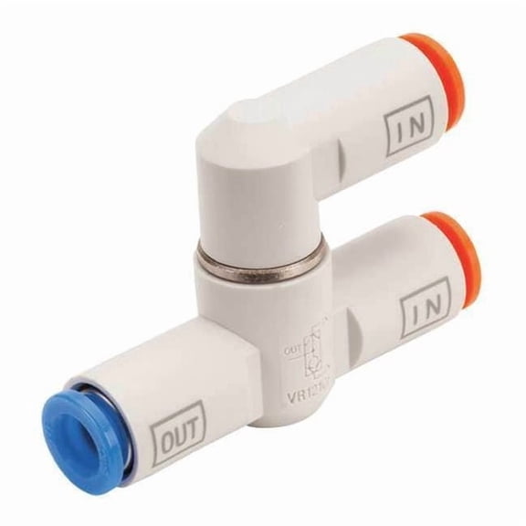 Smc Shuttle Valve,1/4" Applicable Tube,OD VR1210F-07