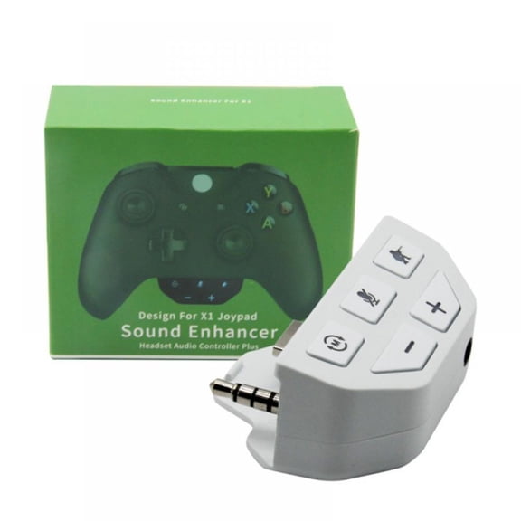 Bluetooth Xbox One Stereo Headset Audio Adapter for Xbox One X/S & Xbox One Controller, Compatible with Wireless Headset Speakers Airpods Audio Mic Headphone Converter Sound Enhancer