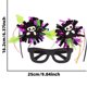 thumbnail image 3 of Decoración de Halloween, gafas decorativas de Halloween, accesorios de disfraces personalizados para fiestas espeluznantes, bolas de filamento de lluvia, flecos coloridos, monturas de gafas de calaver, 3 of 6