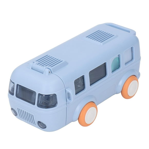 Car Straw Water Cup, 500ml Car Straw Water Cup Children Portable Flip Lid Cup Cute Cartoon Look Anti Leak Water Bottle