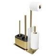 thumbnail image 4 of All in one toilet brush, plunger toilet paper holder Bath Set Gold, 4 of 6
