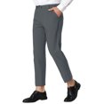 thumbnail image 5 of Lars Amadeus Men's Cropped Pants Slim Fit Flat Front Ankle-Length Dress Pants, 5 of 6