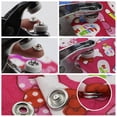 thumbnail image 3 of 200PCS Thickened Snap Fasteners Kit Metal Copper Five Claw Buckle Set with Hand Pressure Pliers Tool DIY Sewing Buttons, 3 of 10