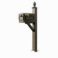 thumbnail image 5 of QualArc  Westhaven System with Lewiston Mailbox with No Base Large Ball Finial - Black, 5 of 8