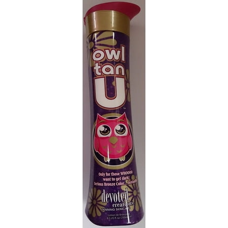 DEVOTED CREATIONS OWL TAN U YOU BRONZER TANNING BED