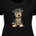 thumbnail image 4 of Inktastic Little Gent Yorkie Women's Plus Size T-Shirt, 4 of 5