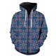 thumbnail image 1 of Sudadera con capucha y cremallera para hombre, estilo étnico exótico retro, estilo hip hop, talla grande, gran oferta 2024, estilo Harajuku informal, manga larga, moda genial, 1 of 6