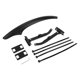 thumbnail image 1 of Guardabarros delantero para bicicleta de carretera MTB Unique Bargains 16.14" flexible con tapón, guardabarros negro con junta antideslizante 1 juego, 1 of 6