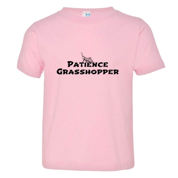 PleaseMeTees™ Toddler Virtue Patience Grasshopper Shogun Kung Fu HQ Tee