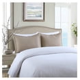 thumbnail image 3 of 2 Pieces Microfiber Quilted Pillow Shams Soft Pillow Covers with Envelope Closure Standard Size(Taupe), 3 of 5