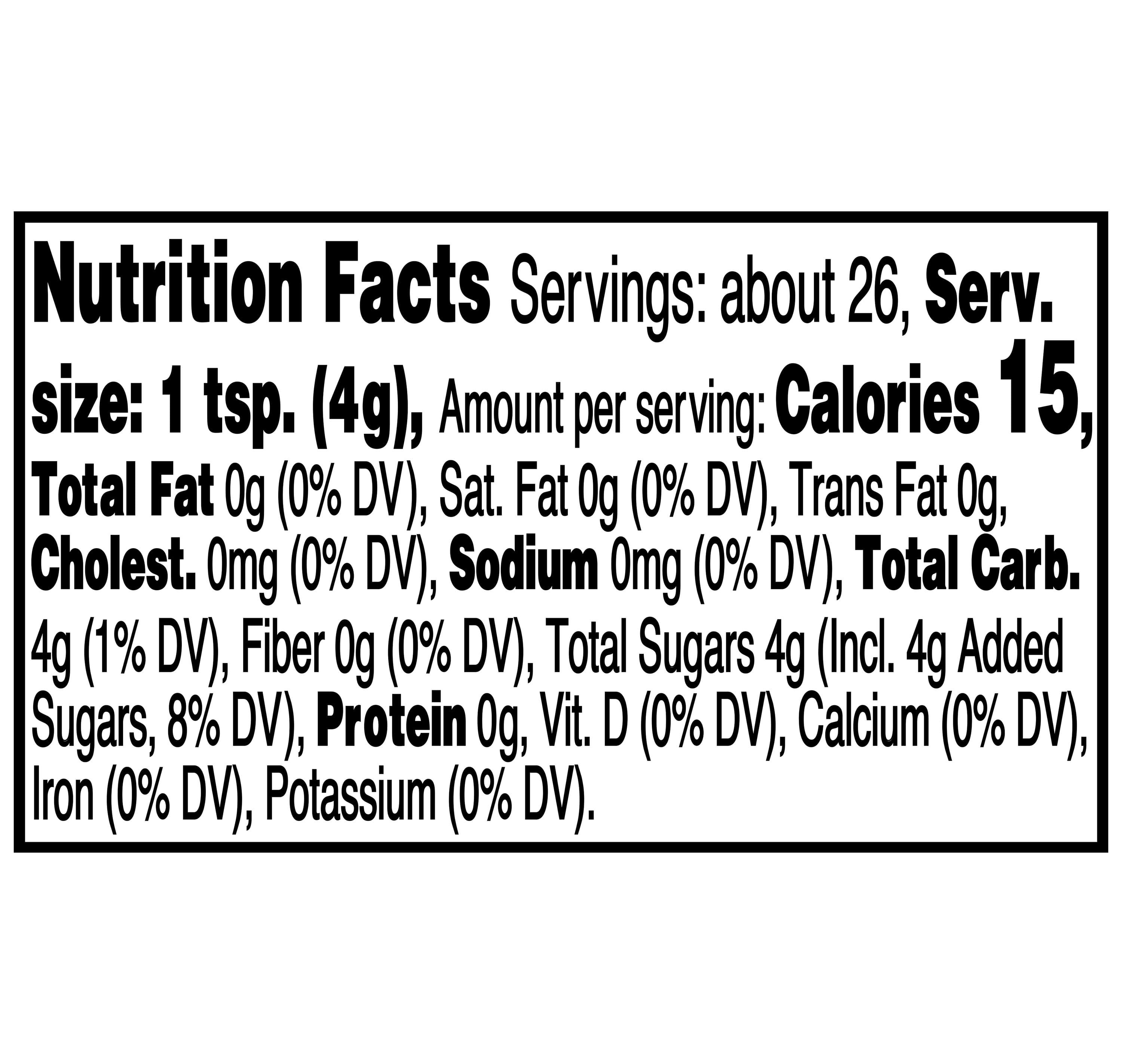 (6 pack) Great Value White Sanding Sugar for Dessert Decorations, 3.5 oz