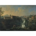 thumbnail image 2 of Thomas Patch 24x18 Gold Ornate Framed and Double Matted Museum Art Print Titled - A View of Tivoli, 2 of 4