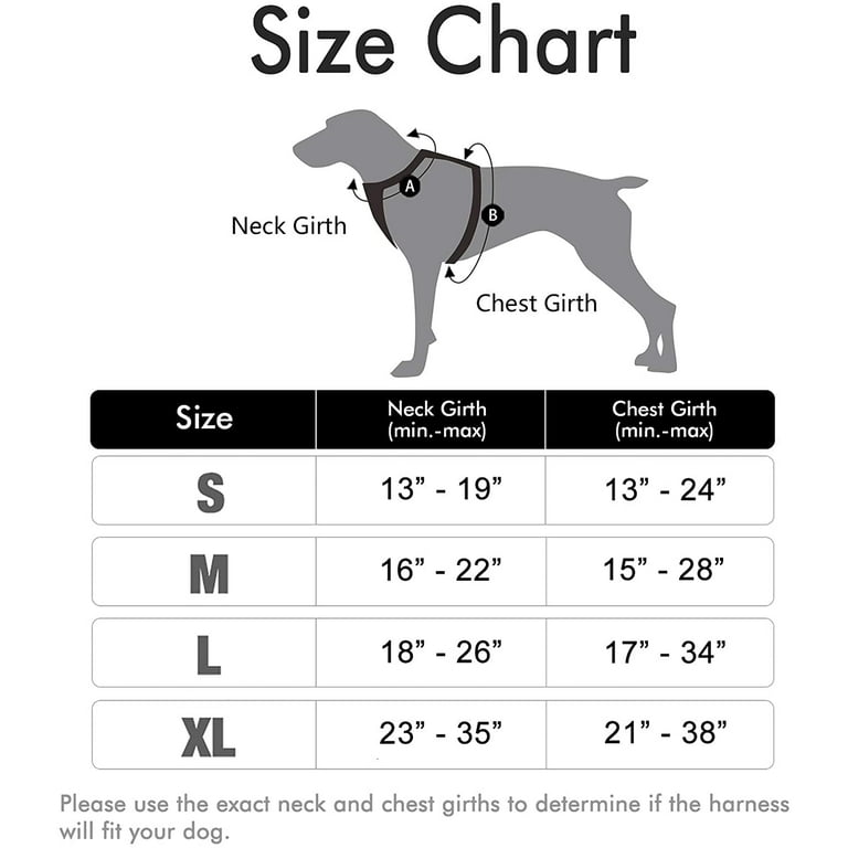  Gliard Dog Harness, No Pull Dog Harness Pet with 2
