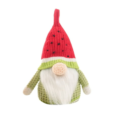 

1Pc Summer Style Knitted Fruit Decor Rudolph Faceless Doll Decoration Doll Toy