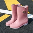 thumbnail image 7 of LIANGP Rainshoes Working Custom Wellies Men Pvc Gum Rain  Rain  Pink Size 7.5, 7 of 7