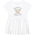 thumbnail image 3 of Inktastic My Great Aunt Loves Me Elephant Girls Baby Dress, 3 of 5