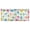 Colorful Coconut Tree, variant on Haosy 2 Panels Rod Pocket Tier Curtains 27 x 24 Light Filtering Privacy Semi Sheer for Kitchen Bathroom, Colorful Christmas Tree
