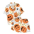 thumbnail image 1 of WEAIXIMIUNG Children's Leisure Printed Button Collar Short Sleeved Top Shorts Pajama Set 12-13 Years, 1 of 5