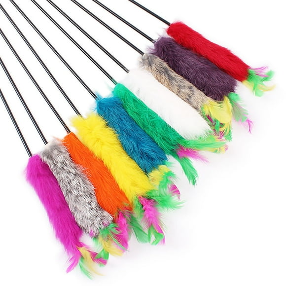 Cat Teaser Interactive Toy Rod With Feather Outward Slow Feeder Dog Tots Cat Hideouts for Indoor Cats Interactive Cat Feeder Cat Items for Indoor Cats Coon Cat Slow Eater Bowl for Dogs Dog Enrichment