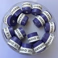 thumbnail image 2 of 30PCS Viscous Grips Breathable Perforated Tennis Overgrips PU Paddle Rackets Overgrips Anti-slip Sweatbands Squash Rackets Grips W purple, 2 of 6