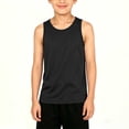 thumbnail image 3 of HAiming Boys Tank Tops Athletic Sleeveless Comfy Tee Workout Kids Summer Tops Loose Casual Solid Color Scoop Neck T Shirts, 3 of 8