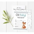 thumbnail image 4 of Inkdotpot 30 Cartes d'Invitation de Shower pour Bébé Animaux de la Jungle à Remplir Invitations Vierges, 4 of 6