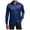 Navy, variant on Men Casual Fashion Long Sleeve Bright Face Shirt Comfortable Stylish Wear Slim Fit Button Down Top Men's Lightweight Crewneck Tee Tops