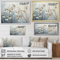 thumbnail image 4 of Designart "Serene Snowdrop Palette III" Snowdrops Floater Framed Wall Art Prints, 4 of 5