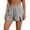 Gray, variant on Women's Summer Linen Shorts, High Waisted Wide Leg Casual Shorts with Pockets, Breathable Lightweight Pull on Plus Size Beach Bottoms