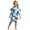 Light Blue, variant on Kids Hooded Poncho Towels Wearable Absorbent Surf Changing Robe for Girls Boys Cartoon Print Summer Beach Swim Bathrobe (7-13T,Sky Blue)