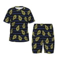 thumbnail image 1 of Fotbe Avocado Pijama Estampada de 2 Piezas para Niños – Ropa de Dormir de Manga Corta Cómoda para Niños y Niñas, Camiseta y Shorts de Algodón-Large, 1 of 6