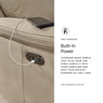thumbnail image 5 of Ashley Furniture Next-Gen DuraPella Sand Power Reclining Loveseat with Console, 5 of 16