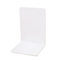 Book Stand, Desktop Book Holder, Large Plastic Book Support Organizer, White and Gray Durable Non-Slip Portable Bookshelf for Office and Home Use