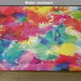 thumbnail image 6 of Ambesonne Pastel Place Mats Set of 4, Vivid Messy Watercolors, Standard Size, Multicolor, 6 of 6