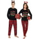 thumbnail image 2 of Conjunto de pijamas navideños para parejas, ropa de dormir negra, todo lo que quiero para Navidad, es tú, para adultos, 2 of 4