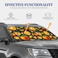 thumbnail image 4 of Daiia Tangerine 2PCS Car Windshield Sun Shade, Foldable Sun Shield for Car Front Window, Auto Sun Blocker Visor Protector Universal for Truck SUV Pickup-Medium, 4 of 7