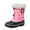 Pink, variant on 2DXuixsh Kids Boots With Heels Children Shoes Snow Boots Girls Boys Outdoorboots Waterproof Warm Boots With Cotton Snow Boots Toddler Girl Boots Sequin Pu Red 32