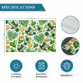 thumbnail image 6 of St. Patrick's Day Placemats Set of 4, Spring Shamrocks Green Love Heart Hats Placemats for Dining Table, Place Mats for Kitchen Tabletop, Waterproof Wipeable Dining Table Mats Set, 6 of 9