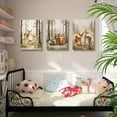 thumbnail image 2 of 3Pcs Safari Animals Nursery Canvas Wall Art Jungle Animals Cheetah Elephant lion Posters Print Kids Room Watercolor Pictures Wall Decor for Boy Girl and Baby Room wall decorationCanvas, 2 of 6