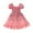 Pink, variant on JUoaLXG Toddler Girls Casual Dresses Summer Rose Print Vacation Cute Comfortable Kids Dress Sportwear,Pink,3-4 Years