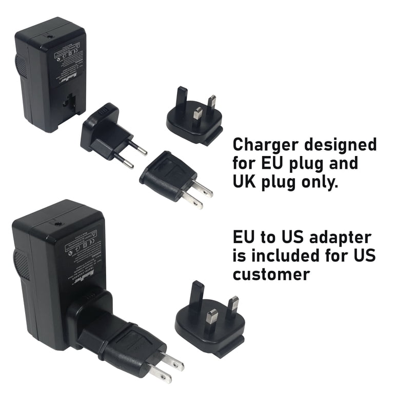 Maximalpower Universal Camera Battery Charger Plug for Panasonic