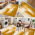 thumbnail image 5 of 2.7'x5' Area Rugs, Yellow Indoor Outdoor Area Rug for Living Room Bedroom, Modern White Oil Painting Art Abstract Washable Bathroom Rugs Kitchen Floor Carpet Mats Home Decor Aesthetic, 5 of 8