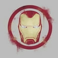 thumbnail image 2 of Men's Marvel Avengers: Endgame Smudged Iron Man  Graphic Tee Athletic Heather Medium, 2 of 5