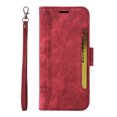 thumbnail image 1 of For Moto G52 G82 Case Leather Pure Magnetic Clasp Card Phone Cover - Red, 1 of 5
