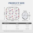 thumbnail image 3 of Daiia Rose Flower B 2PCS Car Windshield Sun Shade, Foldable Sun Shield for Car Front Window, Auto Sun Blocker Visor Protector Universal for Truck SUV Pickup-Medium, 3 of 7