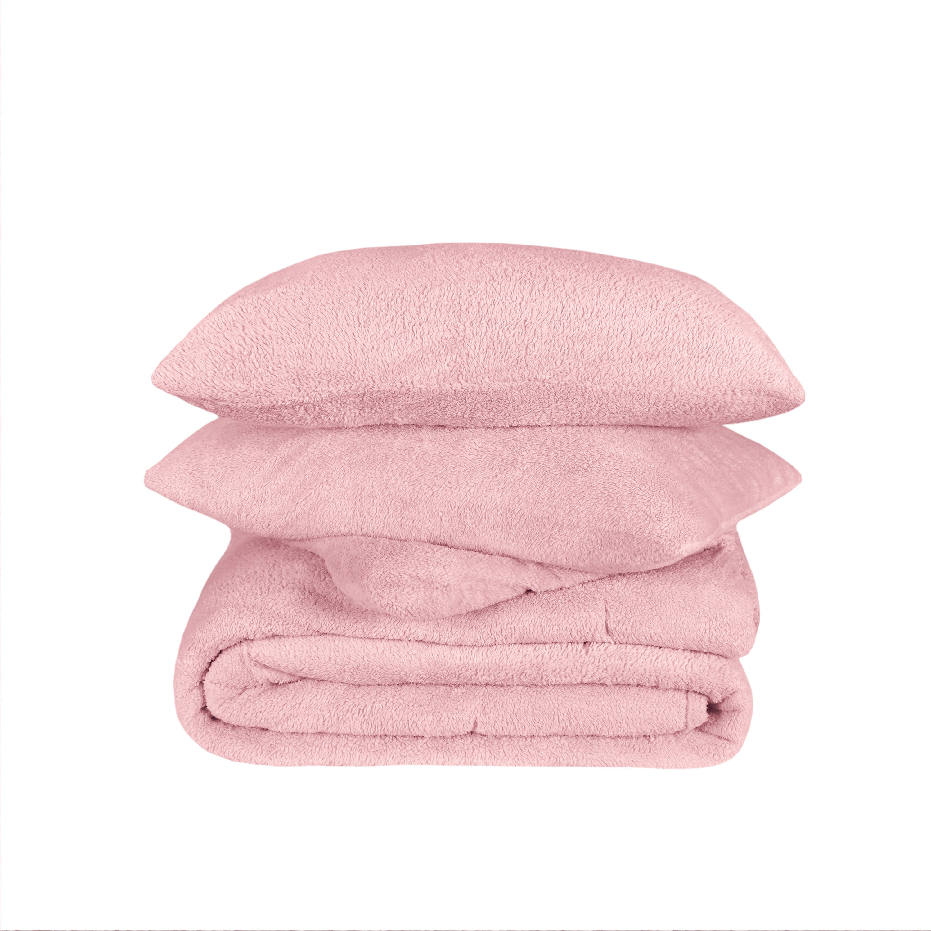 Enviohome Sherpa Fleece Comforter Set Soft, Fluffy Warm Microfiber