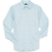 George - Big Men's Skydive Glen Plaid Dress Shirt