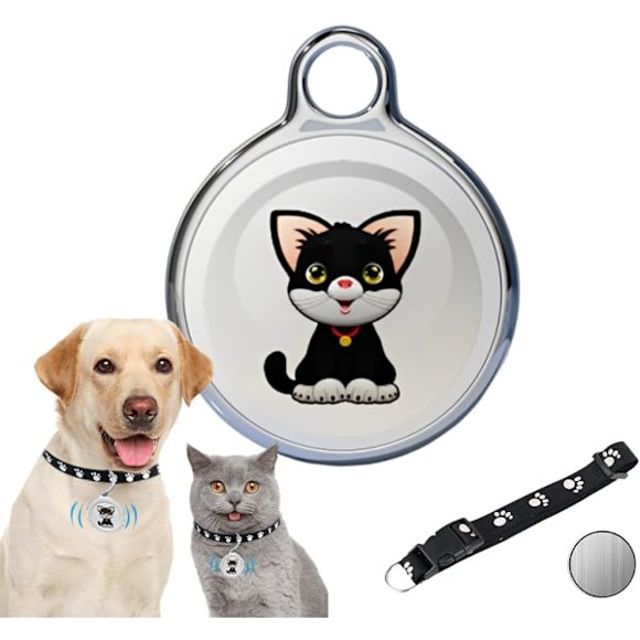 Mini GPS Cat Tracker - Waterproof Collar for Real-Time Tracking of Cats and Dogs