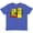 Retro Heather Royal, variant on Bike Pattern Blocks Youth T-Shirt