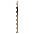 thumbnail image 4 of Ekena Millwork 94"H x 1/8"T Bridgeport Adjustable Acrylic Decorative Slat Wall Panel Kit, Bronze Mirror (contains 11 Slats + 1 Straight Edge Starter Slat), 4 of 11